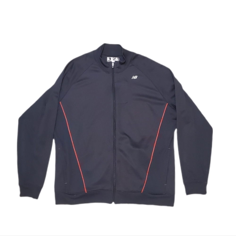 New Balance Men's Black Lightening Dry Full Zip Track Jacket XL